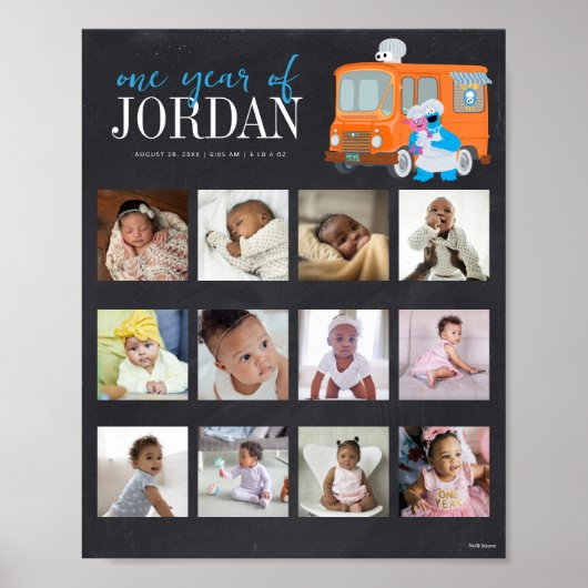 セサミストリートグルメトラック1年12ヶ月 ポスター (正面)