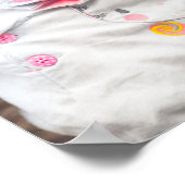 セサミストリートシャルボードレインボー誕生日ウェルカム ポスター (角)