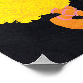 セサミストリートシャルボードレインボー誕生日ウェルカム ポスター (角)