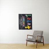 セサミストリートシャルボード誕生日歓迎 タペストリー (インサイチュ)