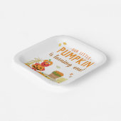 セサミストリートズエルモリトルカンプキンファースト誕生日 ペーパープレート (傾斜あり)