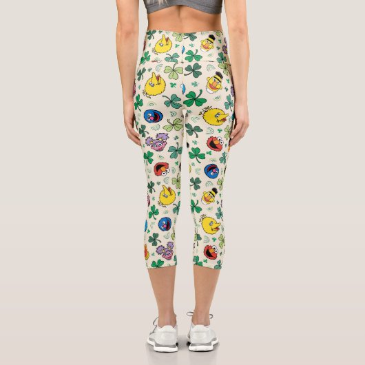 セサミストリートセントパトリックの日柄 カプリレギンス (裏面)