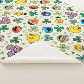 セサミストリートセントパトリックの日柄 シェルパブランケット (3/4)