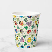 セサミストリートセントパトリックの日柄 紙コップ (裏面)