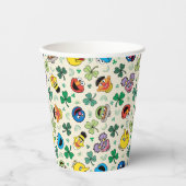 セサミストリートセントパトリックの日柄 紙コップ (正面)