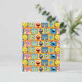 セサミストリートハヌカー模様 ポストカード (スタンド正面)