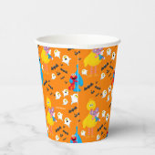 セサミストリートハロウィーンこうもりと幽霊パターン 紙コップ (右)