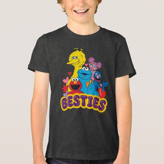 セサミストリートバレンタイン トライブレンドTシャツ (正面)