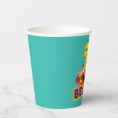 セサミストリートバレンタイン 紙コップ (正面)