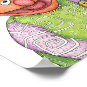 セサミストリートバートとアーニーの水色 ポスター (角)