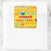 セサミストリートパルズお祝い模様 スクエアシール (バッグ)