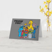 セサミストリートパルズがなびく カード (黄色い花)