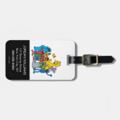セサミストリートパルズがなびく ラゲッジタグ (正面横)