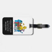 セサミストリートパルズがなびく ラゲッジタグ (裏面横)