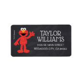 セサミストリートパルズチャルクボードレインボー誕生日 ラベル (正面)