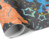 セサミストリートパルズチャルクボードレインボー ラッピングペーパー (ロールコーナー)