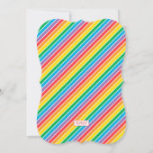 セサミストリートパルズチャルクボード写真1歳の誕生日 招待状 (裏面)