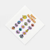 セサミストリートパルズハッピーハローウィン! スタンダードランチョンナプキン (角)