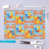 セサミストリートパルズ誕生日模様 薄葉紙 (クラフト)