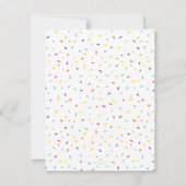 セサミストリートパルズ　コンフェッティ　バースデー サンキューカード (裏面)