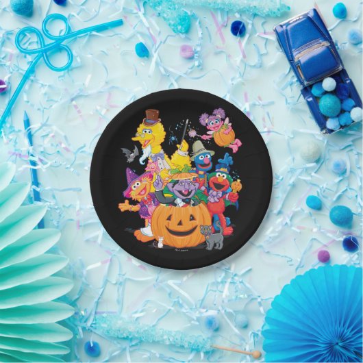 セサミストリートパルズ |ハッピーハローウィン ペーパープレート (パーティー)