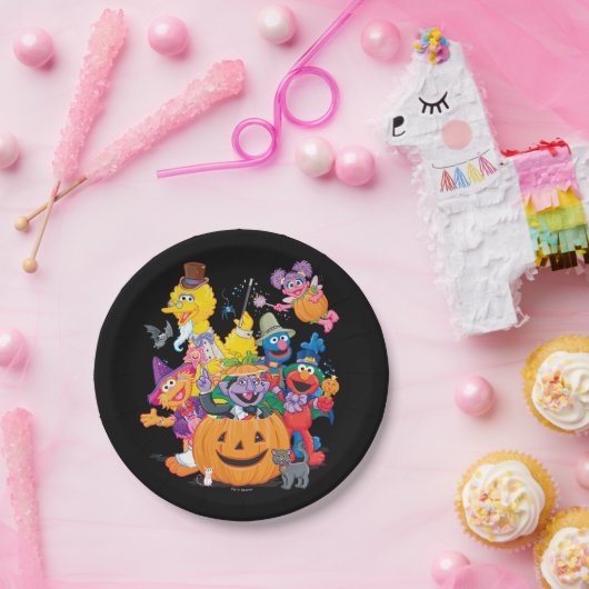 セサミストリートパルズ |ハッピーハローウィン ペーパープレート (パーティー)