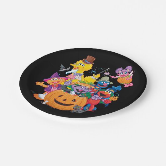 セサミストリートパルズ |ハッピーハローウィン ペーパープレート (アングル)