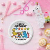 セサミストリートパルズ |パーティーバルーン紙プレート ペーパープレート (パーティー)