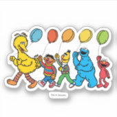 セサミストリートパルズ |パーティーバルーン シール (正面)