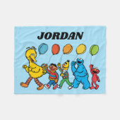 セサミストリートパルズ |パーティーバルーン フリースブランケット (正面(横))