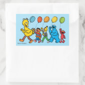 セサミストリートパルズ |パーティーバルーン 長方形シール (バッグ)