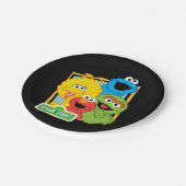 セサミストリートパルズ ペーパープレート (アングル)