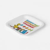 セサミストリートパルズ |誕生日バルーン ペーパープレート (傾斜あり)