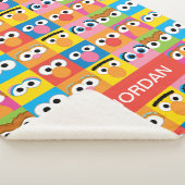 セサミストリートパーソナライズされたキャラクターアイパターン シェルパブランケット (3/4)