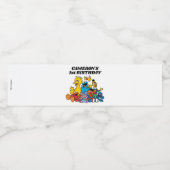 セサミストリートパール1st誕生日 ペットボトルラベル (シングルラベル)