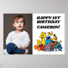 セサミストリートパール1st誕生日 ポスター