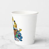 セサミストリートパール1st誕生日 紙コップ (裏面)