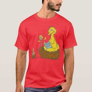 セサミストリートビッグとリトル読バードギル Tシャツ