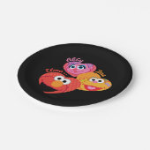 セサミストリートフレンド ペーパープレート (アングル)