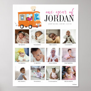 セサミストリートフードトラック1年12か月 ポスター