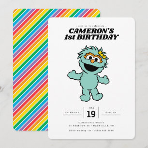 セサミストリートロシタ – 誕生日 招待状