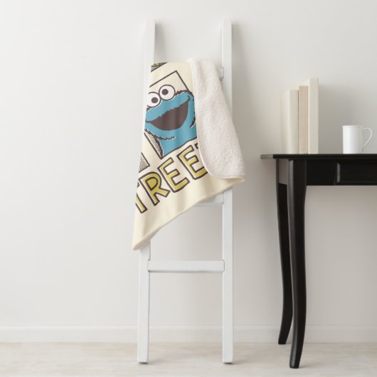 セサミストリートヴィンテージキャラクター漫画 シェルパブランケット (インサイチュ)