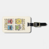 セサミストリートヴィンテージキャラクター漫画 ラゲッジタグ (正面横)