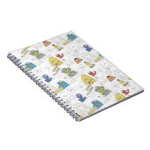 セサミストリートヴィンテージ漫画パターン ノートブック (右側)