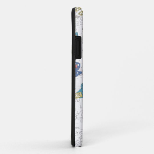 セサミストリートヴィンテージ漫画パターン Case-Mate iPhoneケース (裏面/右)