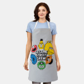 セサミストリート乗組員 エプロン (着用した状態)