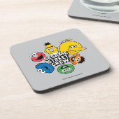 セサミストリート乗組員 コースター (左側)