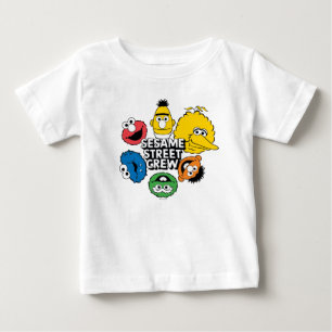 セサミストリート乗組員 ベビーTシャツ