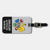 セサミストリート乗組員 |名前の追加 ラゲッジタグ (正面横)