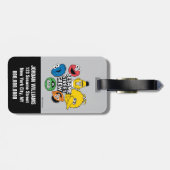 セサミストリート乗組員 |名前の追加 ラゲッジタグ (裏面横)